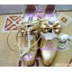 Shining golden wedges chalaza princess shoes lolita shoes boots cosplay shoes