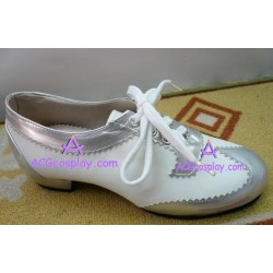 Silvery white male Betty paragraph lovers Latin blazer lolita shoes boots cosplay shoes