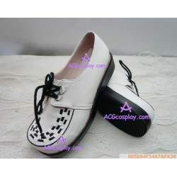 White fastens take the princess leisure shoes lolita shoes boots cosplay shoes