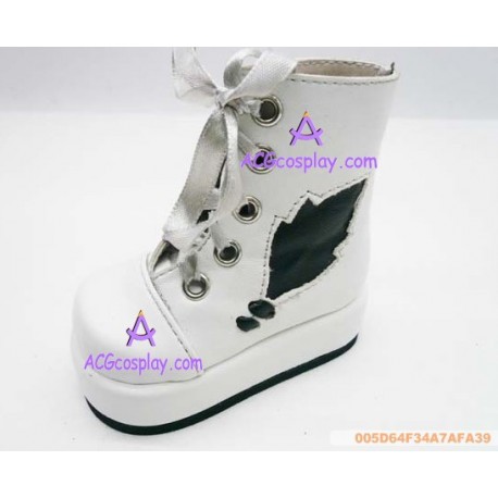 White Martin paragraph shoes version1 lolita shoes boots cosplay shoes