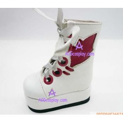 White Martin paragraph shoes version2 lolita shoes boots cosplay shoes