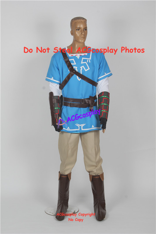 The Legend of Zelda: Breath of the Wild Link Cosplay Costume - Premium –  Gcosplay