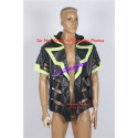 Kamen Rider Necrom Cosplay Costume Hoodie Jacket Only Faux Leather Jacket