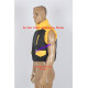 Street Fighter Charle Nash Cosplay Costume Vest Only Quilted Style Vest