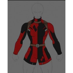 Commission Request Harley Quinn Jumpsuit Cosplay Costume