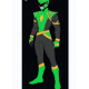 Commission Request Omega Ranger Yellow Blue Green Light Grey Cosplay Costumes and Cosplay Boots