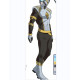 Commission Request Omega Ranger Yellow Blue Green Light Grey Cosplay Costumes and Cosplay Boots