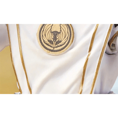 Commission Requests White Ranger Cosplay Costume