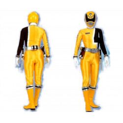 Commission Request Yellow spd Ranger Suit Cosplay Costume and Cosplay Boots