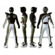 Commission Request BoonBlack Ranger Cosplay Costume include Belt with Belt Buckle and Shoulder Armor Prop