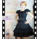 Black lolita dress princess skirt