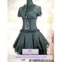 Black lolita dress skirt make to order