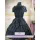 Black lolita dress with pettiskirt