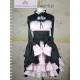 Gothic lolita dress black and pink