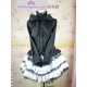 Gothic lolita dress black shirt white skirt with lace