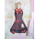 Gothic lolita dress checked fabric