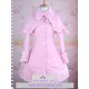 Gothic lolita dress pink  winter dress make to order