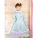 Layered skirt lolita dress light color make to order