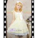 Lolita dress layered skirt yellow color