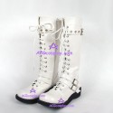 Punk lolita shoes boots  common sole style 6010white