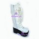 Punk lolita shoes boots thick sole style 6010white