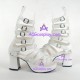 Lolita shoes boots gothic punk sandals high heel style 6018C white