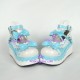 Lolita shoes princess sandals style 9896 sky light