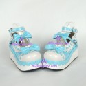 Lolita shoes princess sandals style 9896 sky light