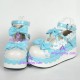 Lolita shoes princess sandals style 9896 sky light