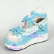 Lolita shoes princess sandals style 9896 sky light