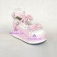 Lolita shoes princess sandals style 9896 white and pink