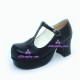 Lolita shoes sandals style 9818A black