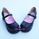 Lolita shoes girl shoes fashion shoes medium heel style 9890 black