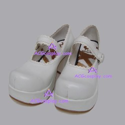 Lolita shoes thick sole style 9127-1 white