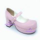 Lolita shoes thick sole style 9890A pink