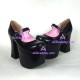 Lolita shoes thick sole style 9890B black