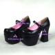 Lolita shoes thick sole style 9890B black