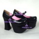 Lolita shoes thick sole style 9890B black