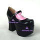 Lolita shoes thick sole style 9890B black