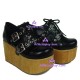 Lolita shoes wedge  shoes style 6030 black