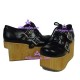 Lolita shoes wedge  shoes style 6030 black