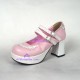 Gothic lolita shoes girl shoes fasbion shoes 8020 white and pink