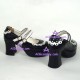 Gothic lolita shoes girl shoes style 8020 black and white