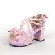 Lolita shoes fashion shoes sandlas style 8021 pink