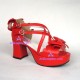 Lolita shoes fashion shoes sandlas style 8021 red