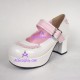 Lolita shoes girl shoes thick sole style 8020A white