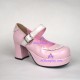 Lolita shoes gothic punk style 8020A pink