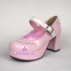 Lolita shoes gothic punk style 8020A pink