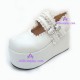 Gothic lolita shoes boots girl shoes thick sole style 8022 white