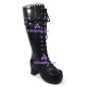 Gothic punk lolita boots shoes pricess boots style 8022 black